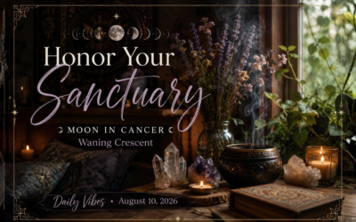 Daily Moon Vibes: Honor Your Sanctuary